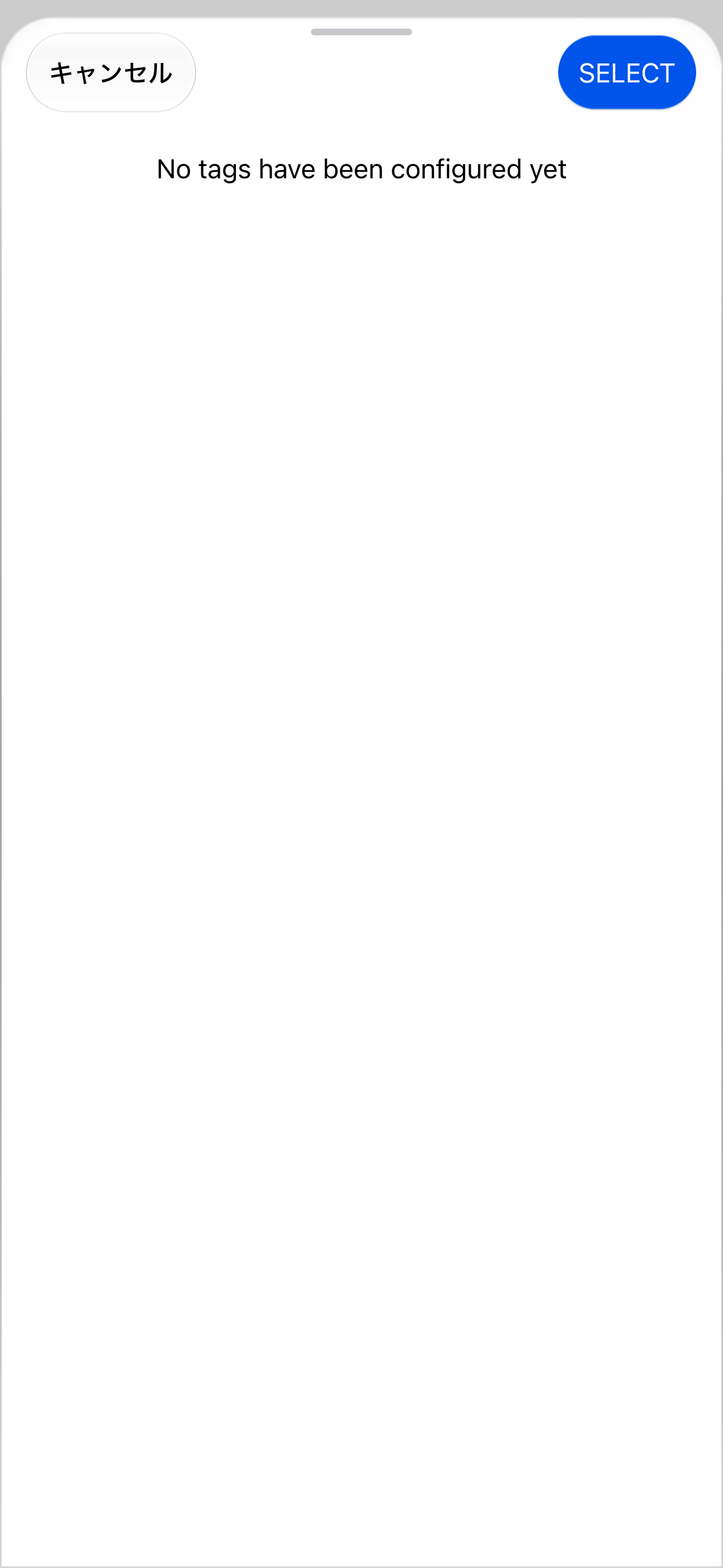 Tag filter (iOS)
