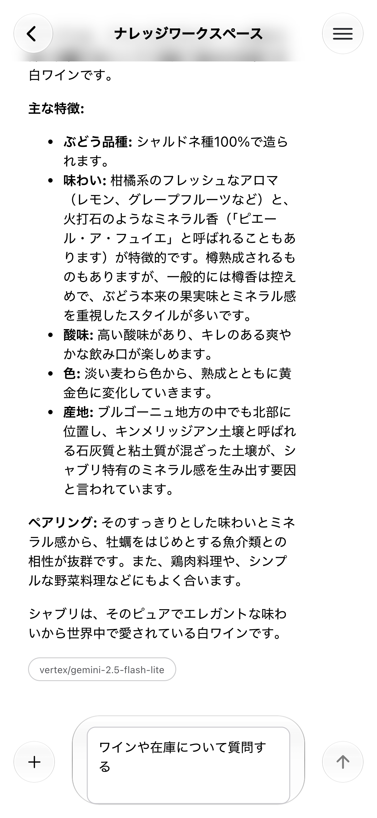 AIに相談する(iOS)
